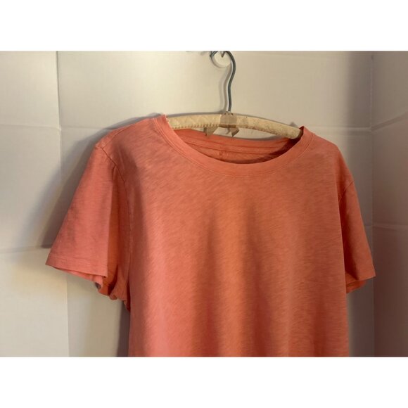 J.CREW Girlfriend Tee XL Women Large Pink T-Shirt 100% Cotton Casual Comfort - Picture 6 of 7
